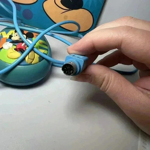 Vintage Disney Mickey Mouse Pad With Computer Mouse - Picture 3 of 7